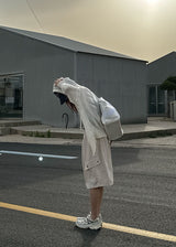 BALLOON CARGO HALF PANTS