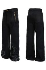 Thorn Totem Embroidered Pants
