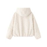Bear Casual Hooded Zip-up