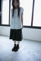 frill cutting sleeveless blouse(4colors)