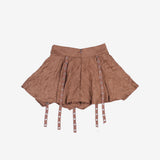 Pia Unbalanced Belt Skirt