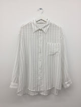 テンプティングシースルーオーバーフィットシャツ (2color)