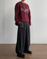 Foen Wool Stripe Slacks