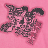 スキニーフレンドピグメントTシャツ ピンク