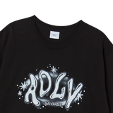25SS ADLV UNIVERSE LOGO SHORT SLEEVE T-SHIRT BLACK