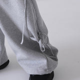 side ribbon sweat pants