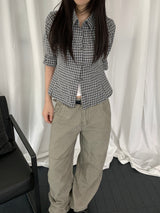 Lecca Rolled-up Check Shirt