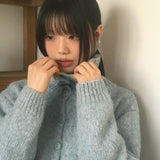 Nedic V-neck Collar Loose Fit Knit Cardigan