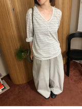 Daily stripe t-shirt