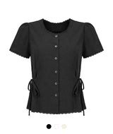 Reni Side Tie Blouse