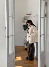 Gelto High Neck Fur Jacket