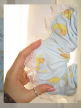 moon bear scrunchie babi blue