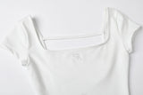 Athletic bodysuit - white