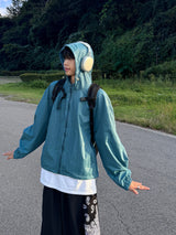 Glossy Anorak Jacket (4 colors)