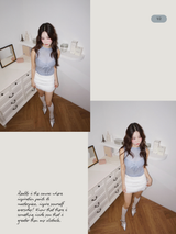 French mini frill skirt