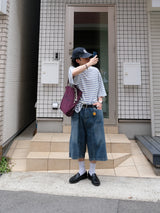 RUU サンド ウォッシング デニム バミューダ パンツ