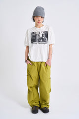 ヴィンテージタクシースラップクロップTシャツ