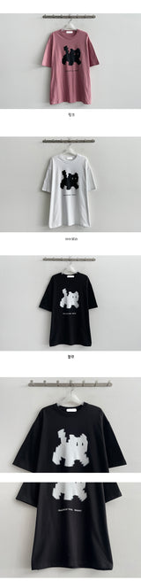 ラムファームキャッツオーバーフィット半袖Tシャツ