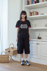 26SS★ スタンプクラブリンガー半袖Tシャツ