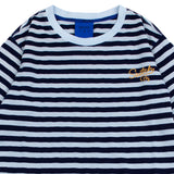 スタンダードインディゴストライプショートスリーブTシャツ (UNISEX)_SYS7TS11NV