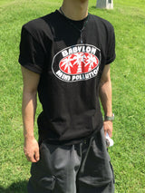 パームツリークロップ半袖Tシャツ 3C