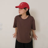 Brown Basic T-Shirt