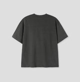 Philo Diagonal Henley Neck Short Sleeve T-shirt