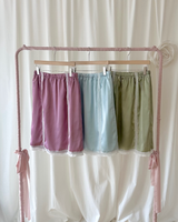lace satin skirt 