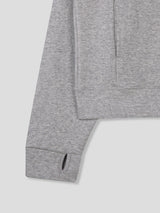 New Warmer Cropped Zip Up
