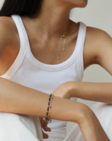 [Silver 925] Sliding Bow Necklace