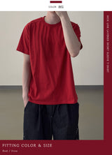 ニックラインレイヤードショートスリーブTシャツ