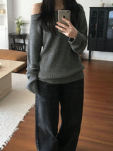 Neff Off-Shoulder Knitwear (3 colors)
