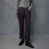 RIBBON POCKET ANKLE PANTS