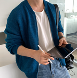 Daily Two-Way Knit Zip-Up