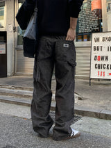Patch corduroy carpenter denim