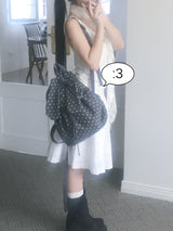 Pudgy bunny backpack _ Dark grey