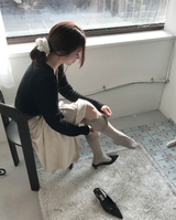 パイパンチングラップレイヤーニット