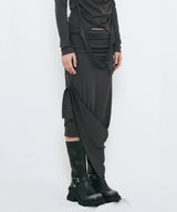 2WAY BUTTON MAXI SKIRT