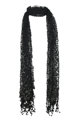 Twinkle net scarf (Black/White)