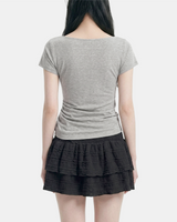 Serea Side Shirring Top