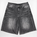 ベーシック ウォッシング バミューダ デニムパンツ- 2カラー