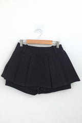 Pleated Layer Skirt Pants