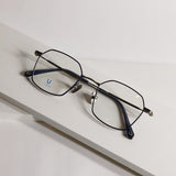 Knouun Square titanium glasses CODE. 101. B Gray