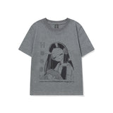 HEESU crop T-shirt [Grey]