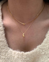 (silver925) シルキーボールネックレス *gold