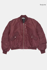 Nerd shirring MA-1 padded jumper