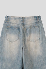 Step tin yellow denim