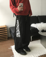 Hash Lettering Denim Pants