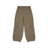 Side Drape Wide Pants - CAMEL