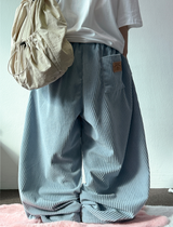 5000 ソルド 🥳❤‍🔥(BABY PALE CORDUROY👼) ツープレートバルーンコットンパンツ🤍🤎🩵🖤💛 - 6 カラーズ